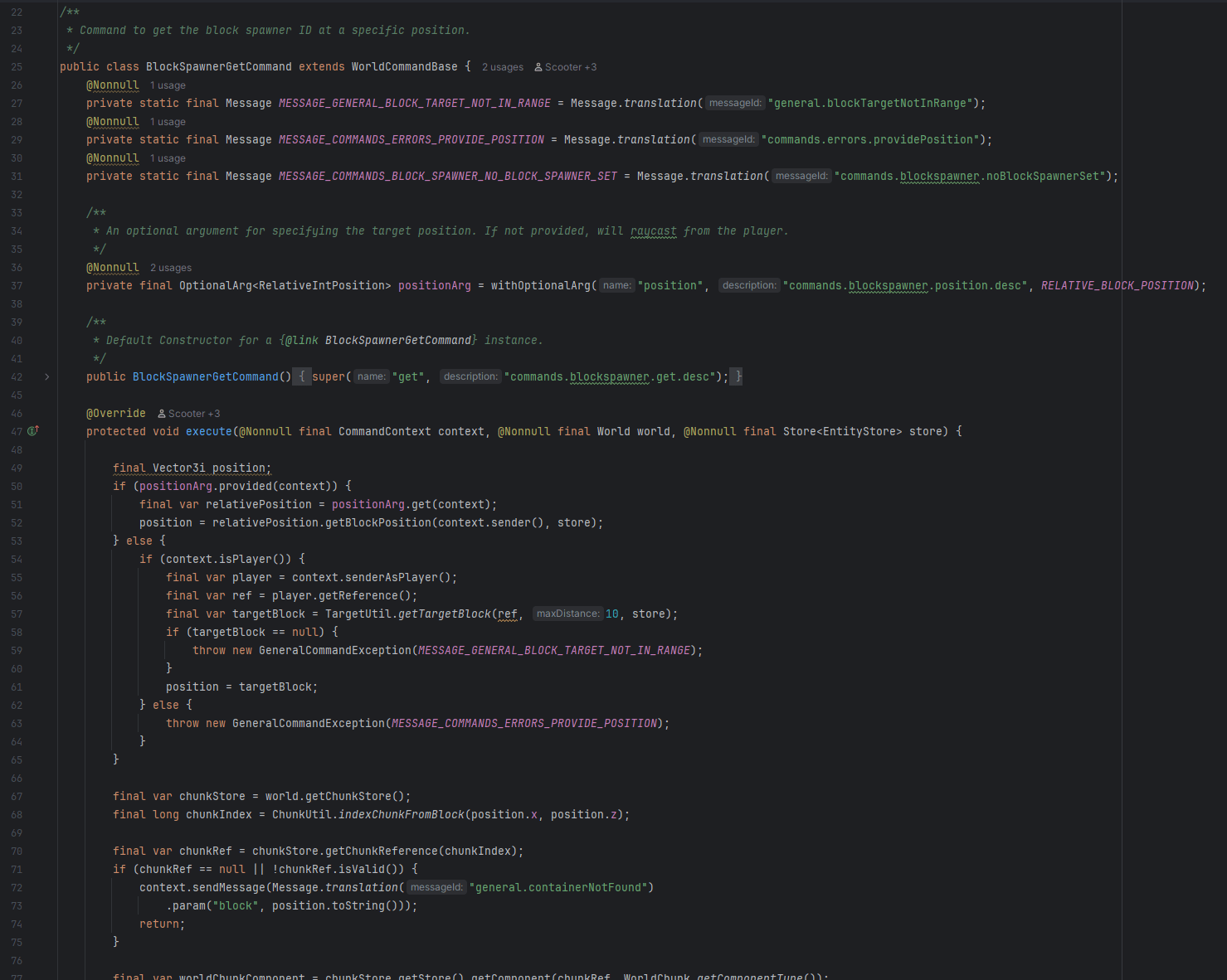 Constants to store Language Keys